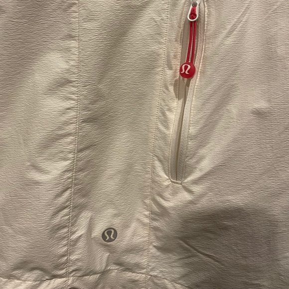 lululemon Run Jacket White/Pink Size 10 - Picture 5 of 12